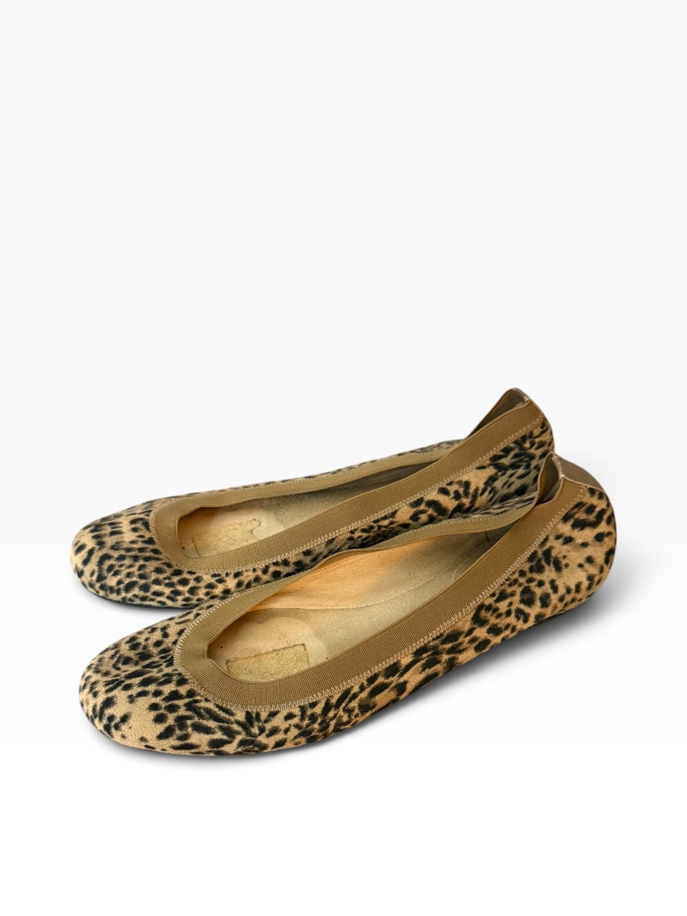 Stuart Weitzman Leopard Print Ballet Flats